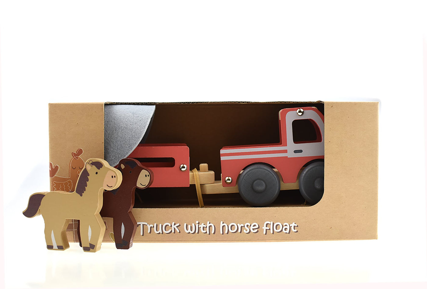 Wooden Truck With Horse Float by Kaper Kidz - Friends of K