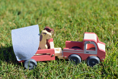 Wooden Truck With Horse Float by Kaper Kidz - Friends of K