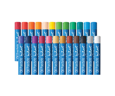 Basics Oil Pastels Large 24’s Asst by Zart Art - Friends of K