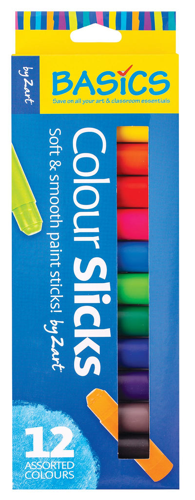 Paint Sticks 12 Pack by Zart Art - Friends of K