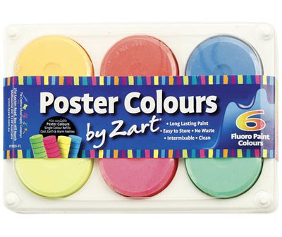 Poster Colours by Zart 6’s Fluoro by Zart Art - Friends of K